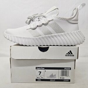 Adidas Kaptir Flow Running Shoes IF6600 White Silver Womens Size 7‎